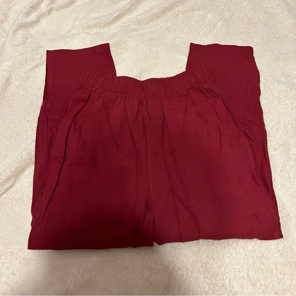 Red Work Pants - Picture 3 of 5